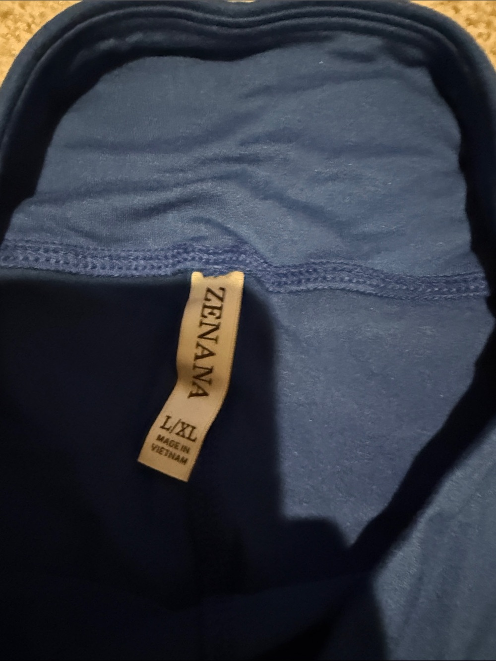 Zenana Blue Leggings - Picture 2 of 3